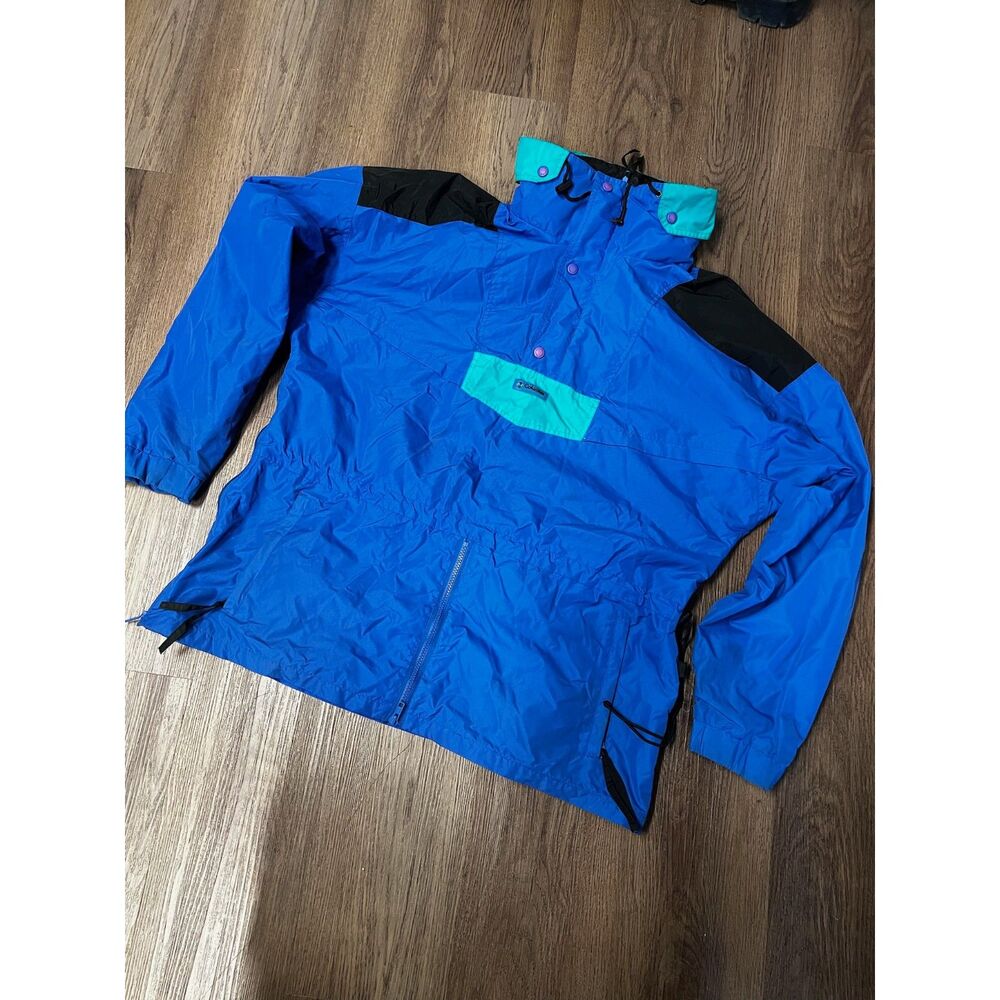 Vintage Columbia Sportswear Company Colorblock Anorak Pullover Jacket Size XL